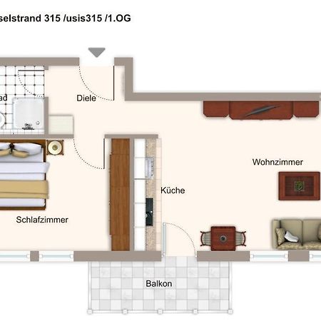 Inselstrand Inselstrand 315 Apartment Heringsdorf  Exterior photo